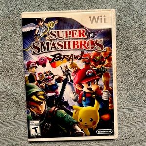 Nintendo Wii Super Smash Brothers Brawl Video Game
